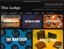 Tablet Screenshot of lodgegoods.com